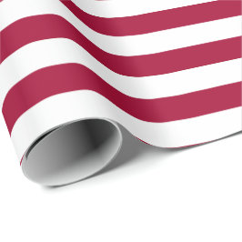 Papel De Presente Old Glory Faixa Vermelha (escala média 1”)