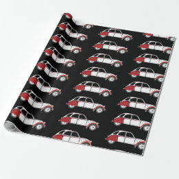 Papel De Presente Oldtimer 2CV Dolly Rot