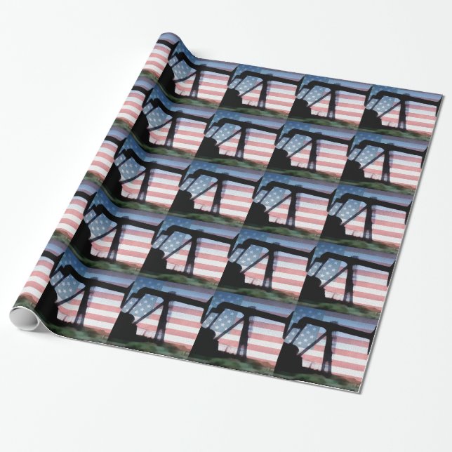 Papel De Presente Óleo americano (Desenrolado)