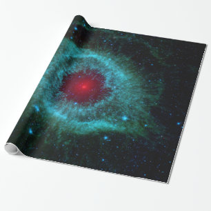 Papel De Presente Olho Empoeirado da Nebulosa Hélice NGC 7293