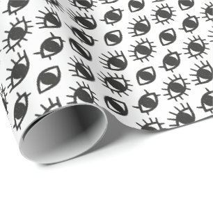 Papel De Presente Olhos