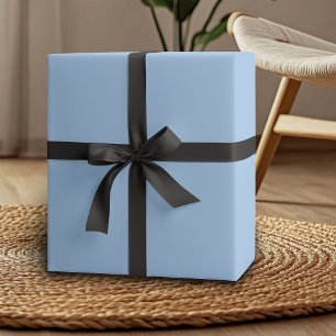 Papel De Presente Olhos Azuis Bebê Cor Sólida   Clássico   Elegante