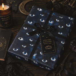Papel De Presente Olhos Celestiais que Tudo Veem, Gótico Oculto