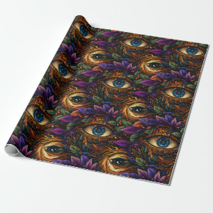 Papel De Presente Olhos da Floresta