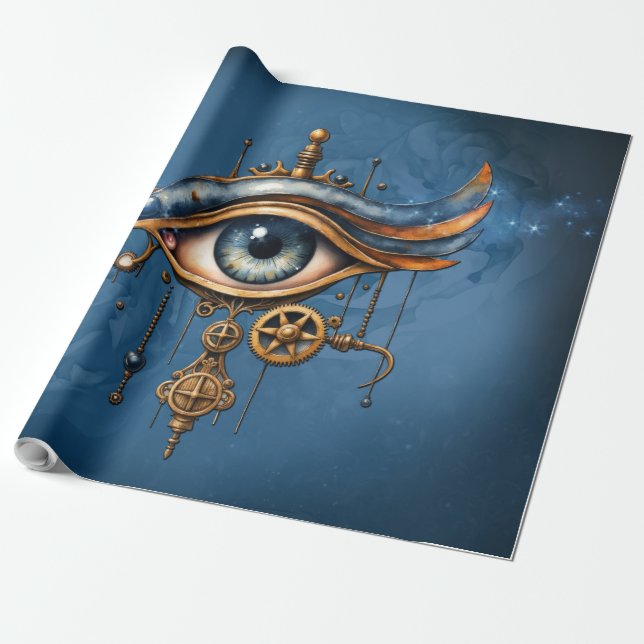 Papel De Presente Olhos do Universo (Desenrolado)