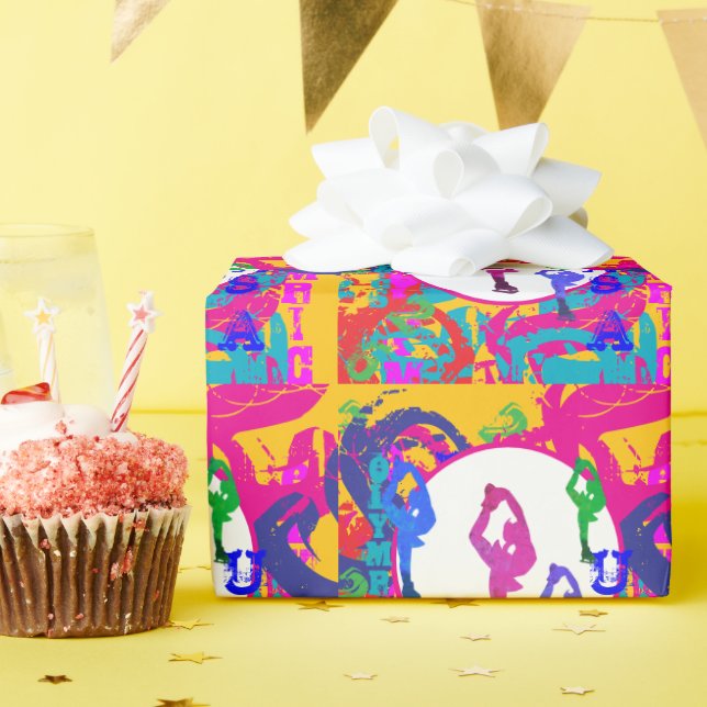 PAPEL DE PRESENTE OLYMPIC SKATING  (Festa de aniversário)