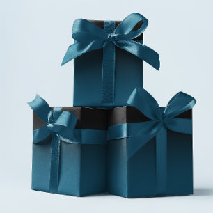 Papel De Presente Ombre de chá azul-marinho