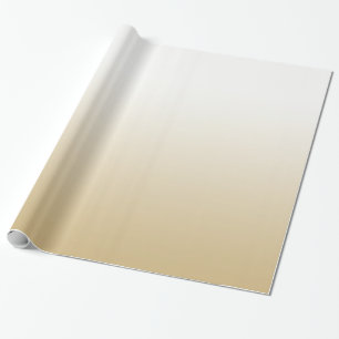 Papel De Presente Ombre Dourado