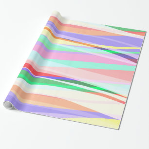 Papel De Presente Ondas de Ar Leve