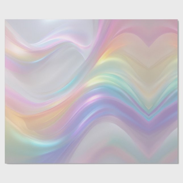 Papel De Presente Ondas de Luz (Aberto)