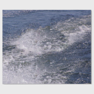 Papel De Presente Ondas do lago