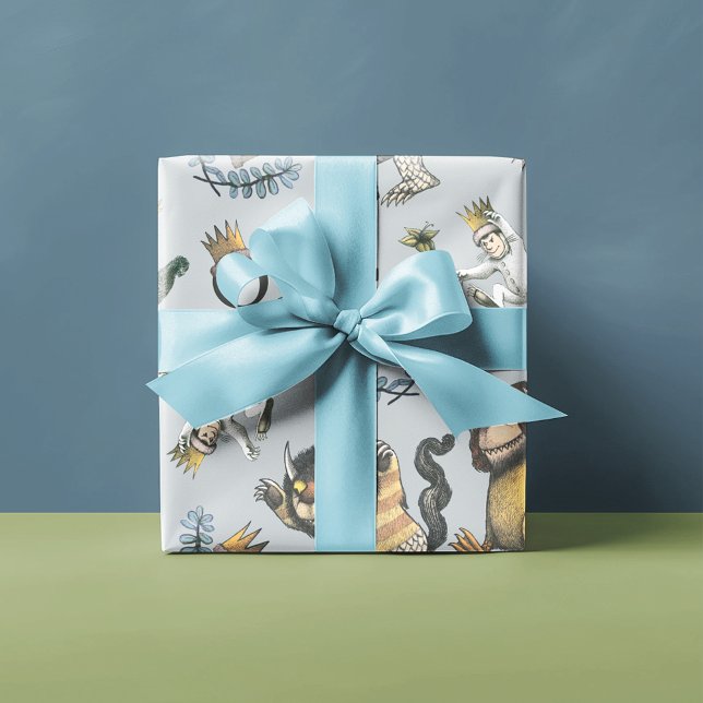 Papel De Presente Onde as coisas selvagens são primeiros aniversario (Wrapped gift)