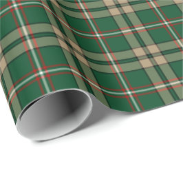 Papel De Presente O'Neill Clan Tartan - Padrão de Xadrez irlandês