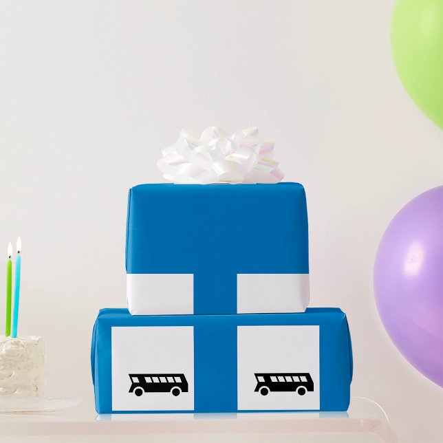 Papel De Presente Ônibus de transporte público - Sinal de trânsito u (Criador carregado)