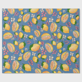 Papel De Presente Ooh Lemon Wrapping Paper 1