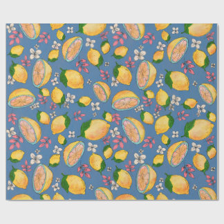 Papel De Presente Ooh Lemon Wrapping Paper 1