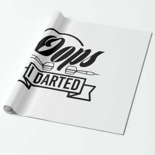 Papel De Presente Oops I Dark