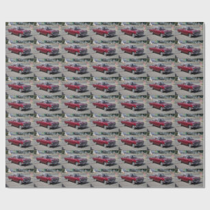 Papel De Presente Opel Rekord 1900 Vermelho