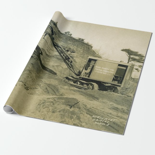 Papel De Presente OPERADOR DE CRANE DA Northwest Engineering SHOVEL  (Desenrolado)