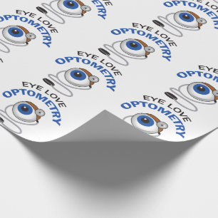 Papel De Presente Optometria De Amor Ocular