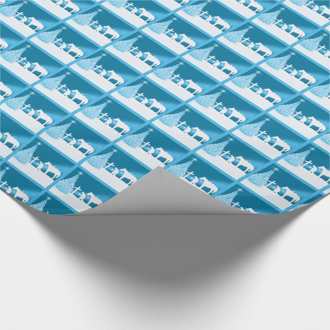 Papel De Presente Oração do Vaqueiro do Natal Ocidental (Ponta)