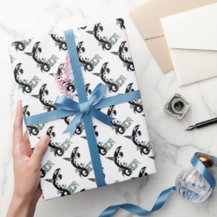 Papel De Presente Orca Freedom Art Viagem Wraping Paper