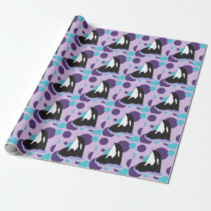 Papel De Presente Orca Killer Whale