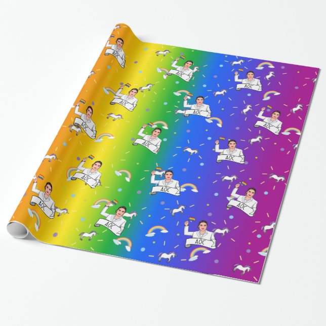 Papel De Presente Orgulho AOC (Desenrolado)