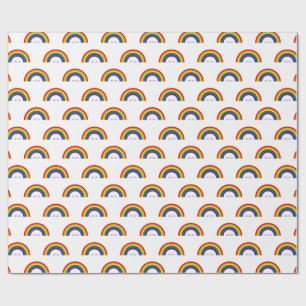 Papel De Presente Orgulho Gay Arco-íris. O amor é amor.