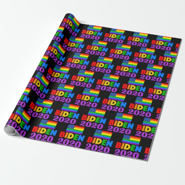 Papel De Presente Orgulho gay do Arco-Íris 2020 (Desenrolado)