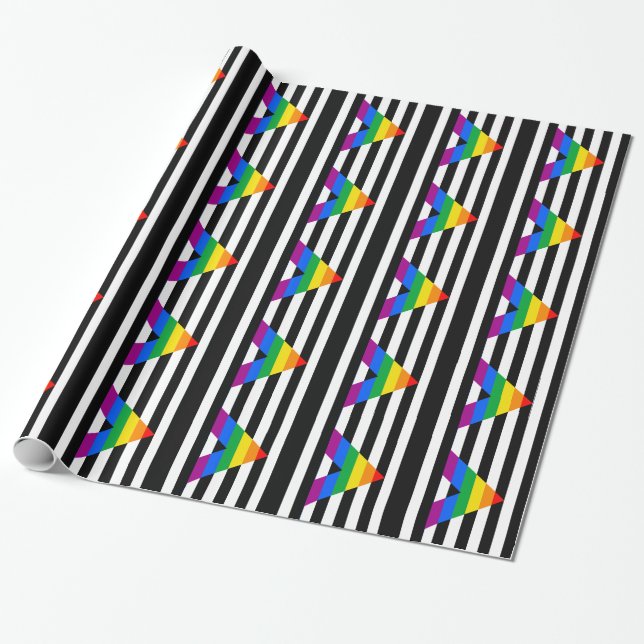 PAPEL DE PRESENTE ORGULHO STRAIGHT ALLY 2014 (Desenrolado)