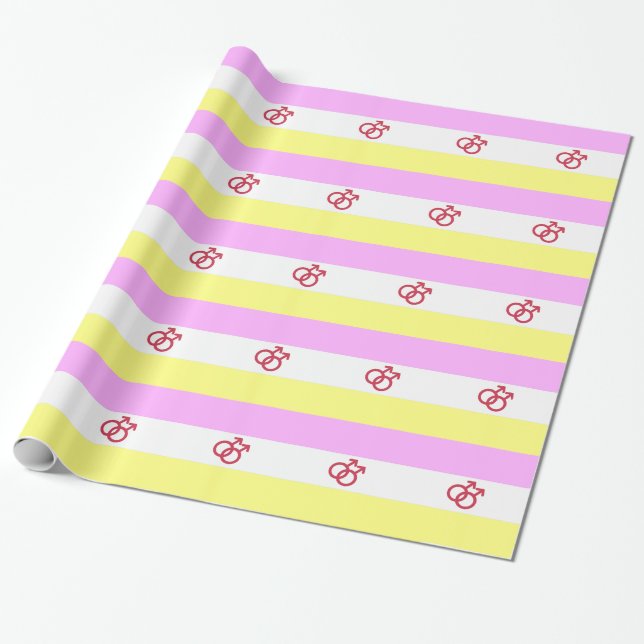PAPEL DE PRESENTE ORGULHO TWINK (Desenrolado)