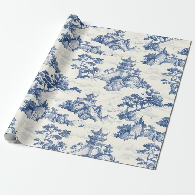 Papel De Presente Oriental (Desenrolado)