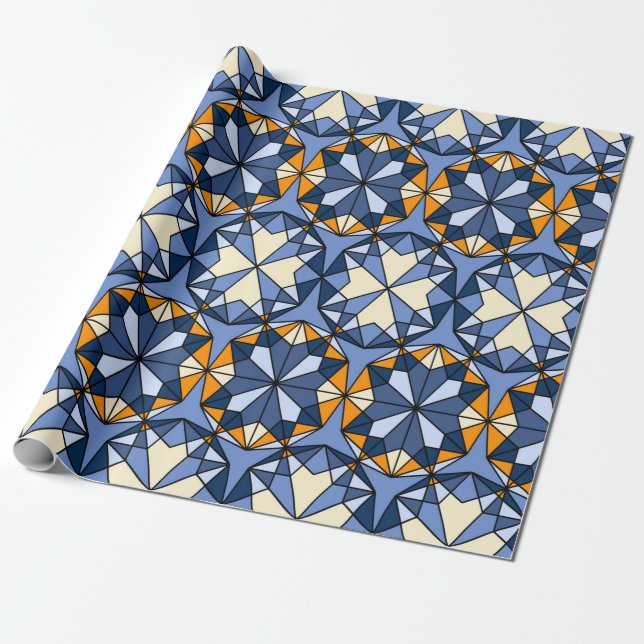 Papel De Presente Ornament árabe oriental sem descontinuidades (Desenrolado)