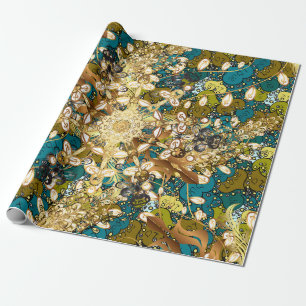 Papel De Presente Ornamento decorativo de Arabic Vintage. Mandala pa