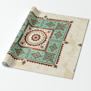 Papel De Presente Ornamento étnico