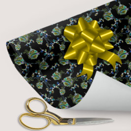 Papel De Presente Ornamentos das Luzes das Cordas de Xmas com Luz Ne