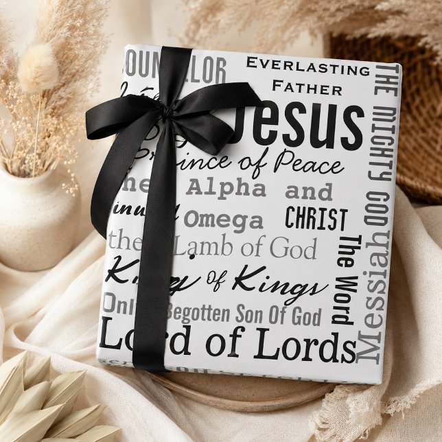 Papel De Presente Os Belos Nomes de Jesus  (Criador carregado)