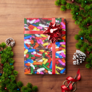 Papel De Presente Os doces polvilham