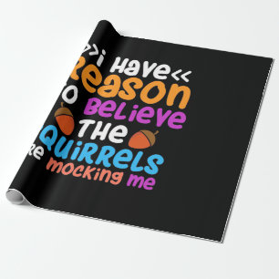 Papel De Presente Os Esquilos Estão A Mocking-Me