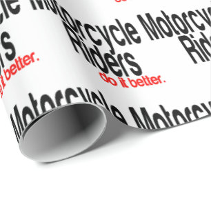 Papel De Presente Os motociclistas fazem melhor humor