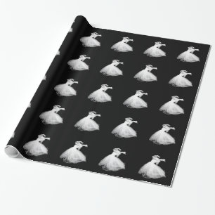 Papel De Presente Os olhares clássicos do dançarino como ele estã