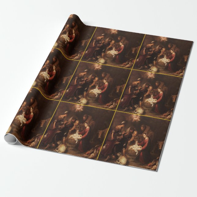 Papel De Presente Os Pastores Nativos 1668 (Desenrolado)