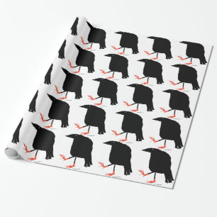 Papel De Presente Os pés de corvo