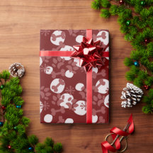 Osso de Cachorro Gato Pet Natal Padrão de Floco de