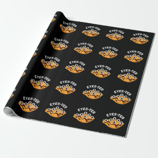 Papel De Presente Ostra Engraçada pelos Olhos - Arma Escuro BG