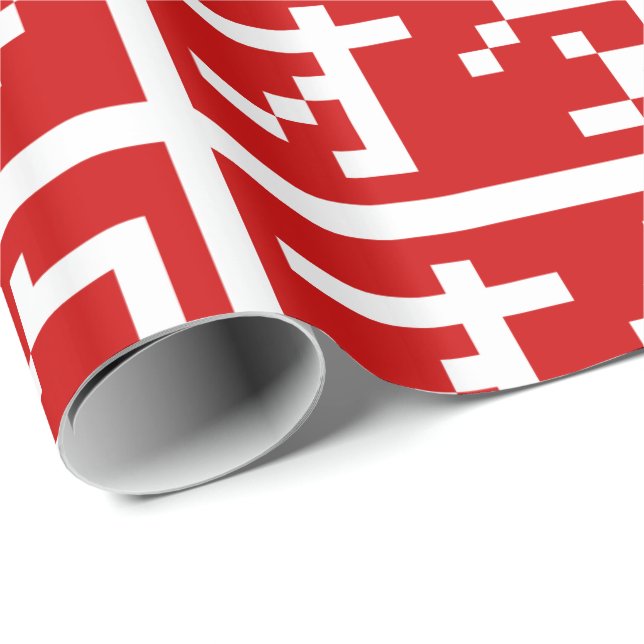 Papel De Presente OTAKU 8 Bits Pixel Japonês Katakana BLOCK (Ponta do rolo)