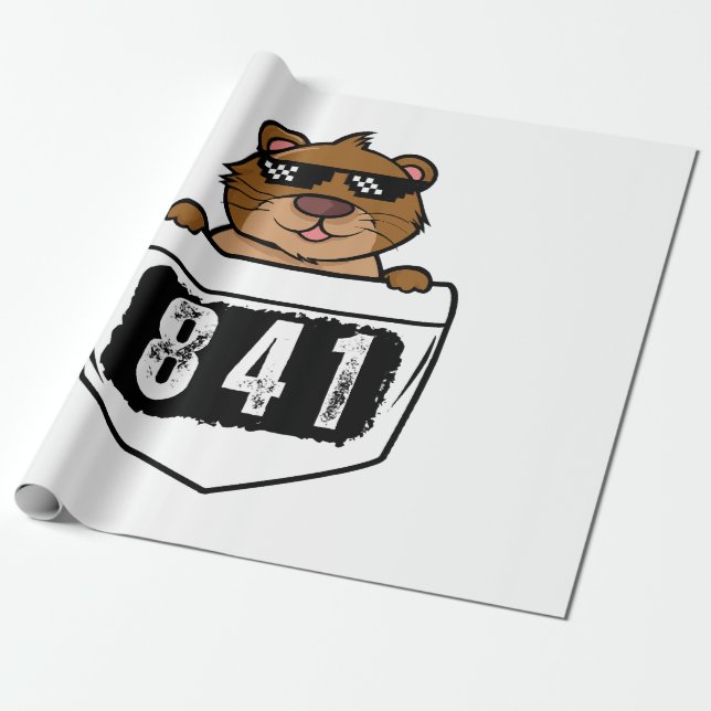 Papel De Presente Otter 841 (Desenrolado)