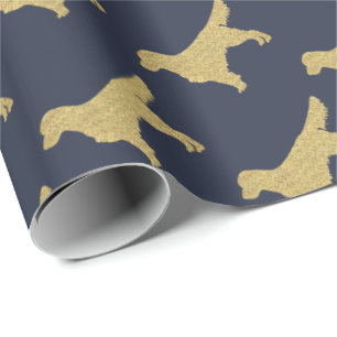 Papel De Presente Ouro Brilho Dourado