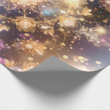 Ouro Mandala Gift Wrap